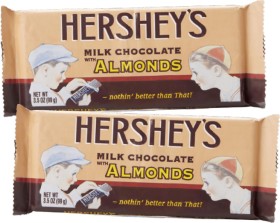 Hersheys-Milk-Chocolate-Nostalgia-Almond-Bar-99g on sale
