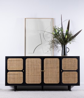 The+Managers+Collective+Nixon+Rattan+Sideboard+Black