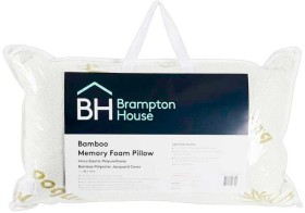 Brampton-House-Bamboo-Memory-Foam-Pillow on sale
