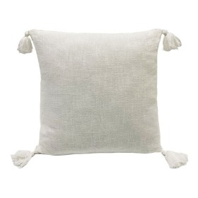 NEW-Ombre-Home-Country-Living-Ainsley-Textured-Cushion-Plain-White on sale