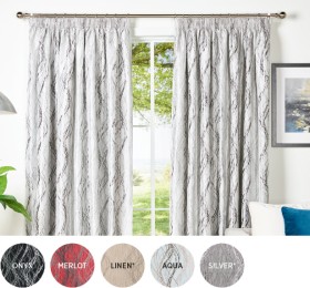 40-off-Strand-Lined-Pencil-Pleat-Curtains on sale