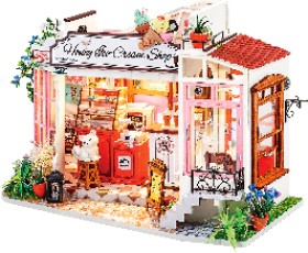 20-off-Robotime-Honey-Ice-Cream-Shop-Mini-House-Kit on sale