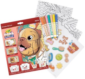 Crayola-Pets-Colour-Pops-3D-Activity-Set on sale
