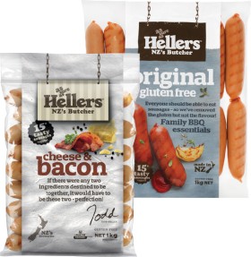 Hellers-Flavoured-Precooked-Sausages-1kg on sale