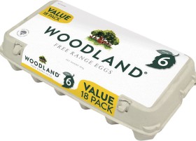 Woodland-Free-Range-Size-6-Eggs-18-Pack on sale