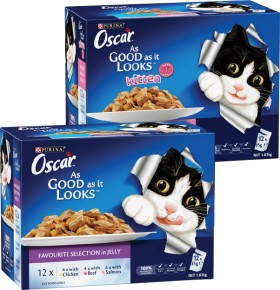 Oscar-Wet-Cat-Food-12-Pack on sale