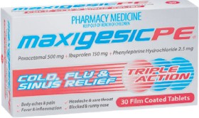 Maxigesic-PE-30-Tablets on sale