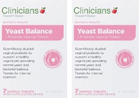 Clinicians-Yeast-Balance-7-Vaginal-Tablets on sale