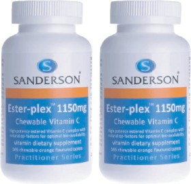 Sanderson-Ester-Plex-1150mg-Vitamin-C-Chewables-165-Tablets on sale
