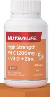 Nutra-Life-High-Strength-Vitamin-C-D-Zinc-60s on sale