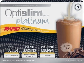 Optislim-VLCD-Platinum-Chocolate-21x25g on sale