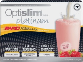 Optislim-VLCD-Platinum-Strawberry-21x25g on sale