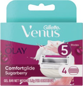 Gillette-Venus-Comfort-Glide-Sugarberry-Cartridges-4pk on sale
