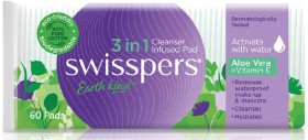 25-off-EDLP-on-NEW-Swisspers-Earth-Kind-3in1-Cleanser-Infused-Pads-Aloe-Vera-Vitamin-E on sale