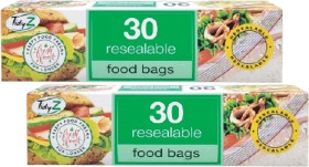 Tidyz-30-Resealable-Food-Bags on sale
