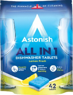 Astonish-All-in-1-Dish-Washer-Tab-Lemon-42s on sale