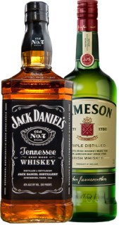 Jack-Daniels-Whiskey-or-Jameson-Irish-Whiskey-1L on sale