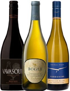 Vavasour-Pinot-Noir-or-Chardonnay-Bogle-California-Chardonnay-or-Peregrine-Range-750ml on sale