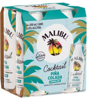 Malibu-Pia-Colada-4-x-250ml-Cans on sale