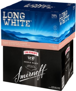 Long-White-Vodka-Range-7-12-x-240ml-Cans-or-Smirnoff-Ice-Double-Black-or-Guarana-7-12-x-250ml-Cans on sale