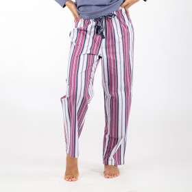 bbb-Sleep-Stripe-Flannelette-Uncuffed-Pants on sale