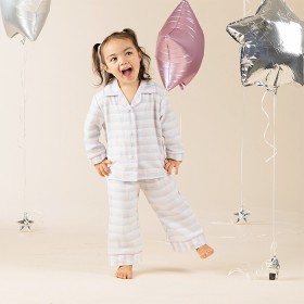 bbb-Sleep-Kids-Picnic-Stripe-Flannelette-Pj-Set on sale