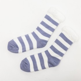 bbb-Sleep-Fleeced-Lined-Pair-Stripe-Bed-Socks on sale