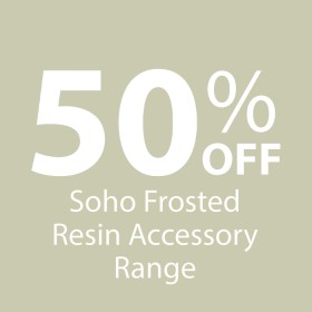 50-off-Soho-Frosted-Resin-Accessory-Range on sale