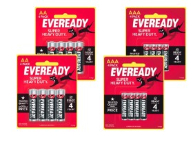 Eveready-AAAAA-Battery-Super-Heavy-Duty-4-Pack on sale