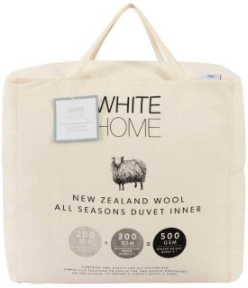 White-Home-NZ-Wool-Duvet-Inner on sale