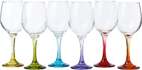 Lav-Fame-White-Wine-Glasses-Set-of-6 on sale