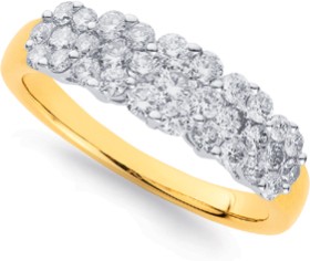 9ct-Cluster-Diamond-Ring on sale