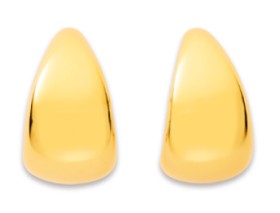 9ct-Hollow-Puff-Half-Hoop-Earrings on sale
