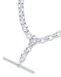 Sterling-Silver-55cm-Belcher-Chain-with-T-Bar-Fob on sale