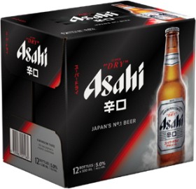 Asahi-Dry-12-x-330ml-Bottles on sale