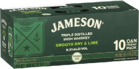 Jameson-Smooth-Dry-Lime-or-Cola-10-x-375ml-Cans on sale