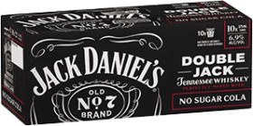 Jack-Daniels-Double-Jack-Cola-No-Sugar-69-10-x-375ml-Cans on sale