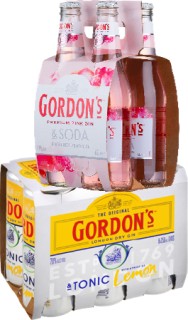 Gordons-Premium-Pink-Gin-Soda-4-x-330ml-Bottles-or-Gordons-Gin-Tonic-Slim-line-7-6-x-250ml-Cans on sale