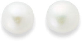 Sterling-Silver-4-45mm-Freshwater-Pearl-Studs on sale