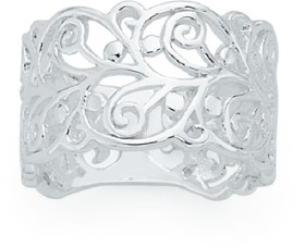 Sterling-Silver-Wide-Filigree-Ring on sale