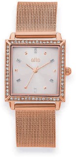 Elite-Rose-Tone-Ladies-Watch on sale