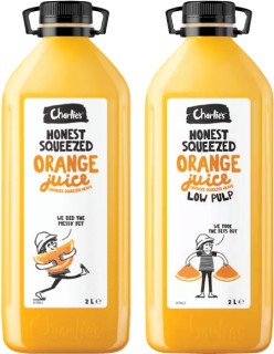 Charlies-Honest-Orange-Juice-2L on sale