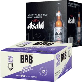 BRB-Craft-Beer-Cans-or-Asahi-Super-Dry-Bottles-12-Pack on sale