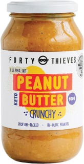 Forty-Thieves-Crunchy-Peanut-Butter-500g on sale