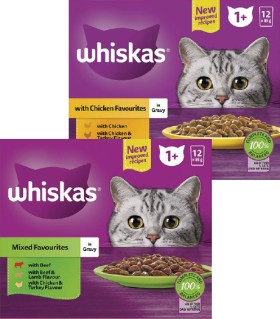 Whiskas-Wet-Cat-Food-12-Pack on sale
