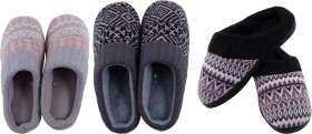 Womens-Slippers-Slip-on-Knit-Design on sale
