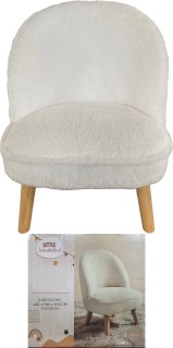 Heidi-Fur-Chair-White on sale