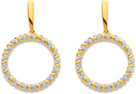 9ct-Diamond-Drop-Earrings on sale
