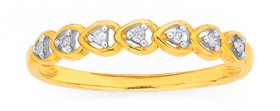9ct-Multi-Heart-Band on sale