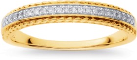 9ct-Diamond-Ring on sale